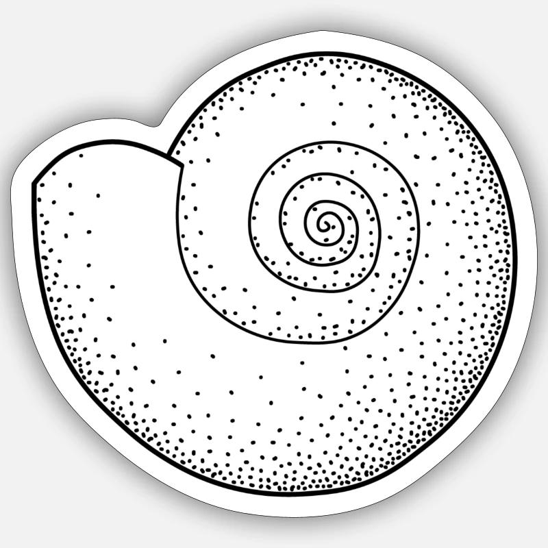 Snail Sticker size S (10 x 10 cm)