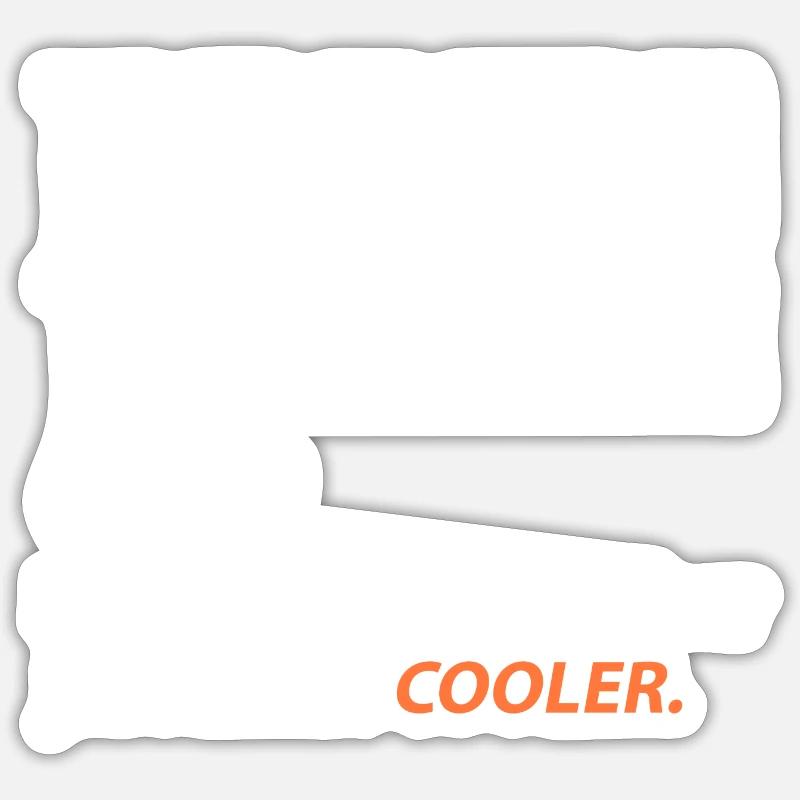 professeur d’art dramatique juste beaucoup plus cool Design Sticker taille S (10 x 10 cm)