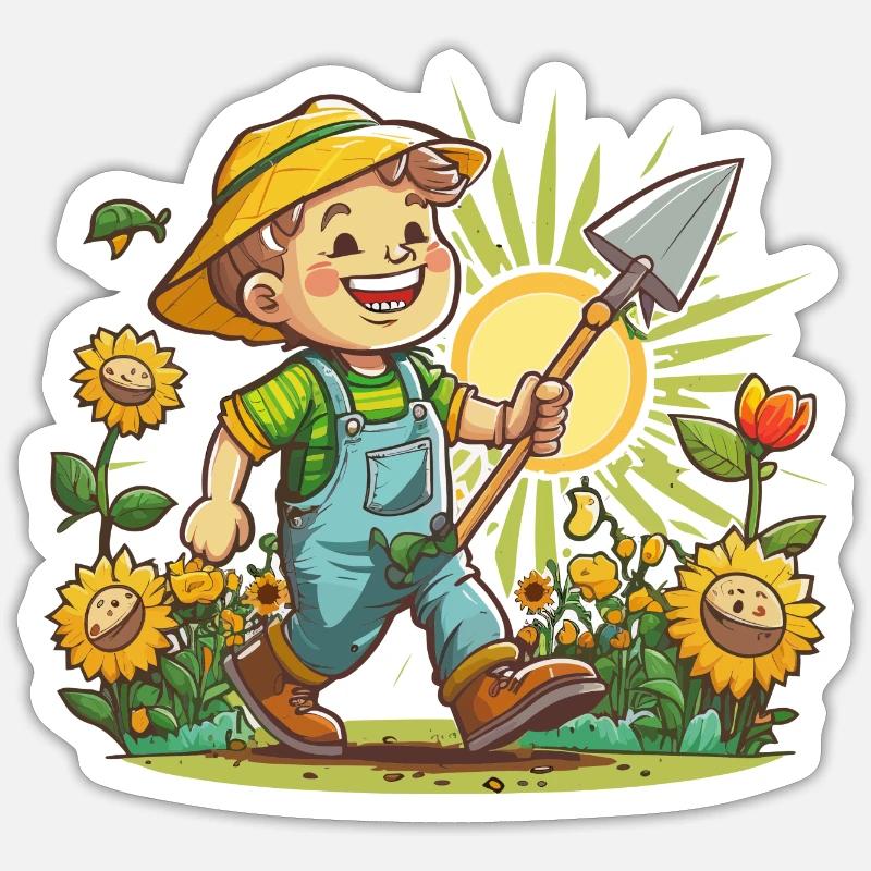 Pouces verts Sticker taille S (10 x 10 cm)