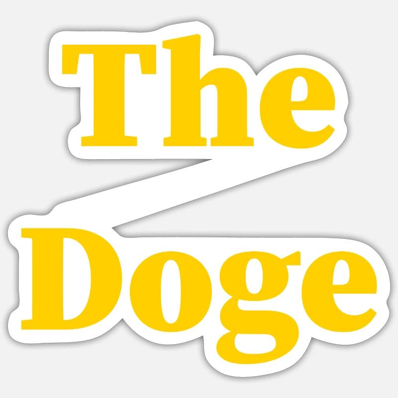 Doge Dog Sticker Größe S (10 x 10 cm)