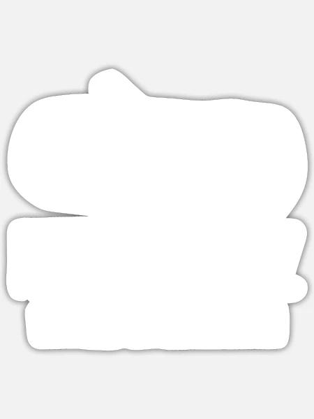 Holz lustiger Spruch Förster Holzfäller Baum - Sticker Größe S (10 x 10 cm) - Mattweiß