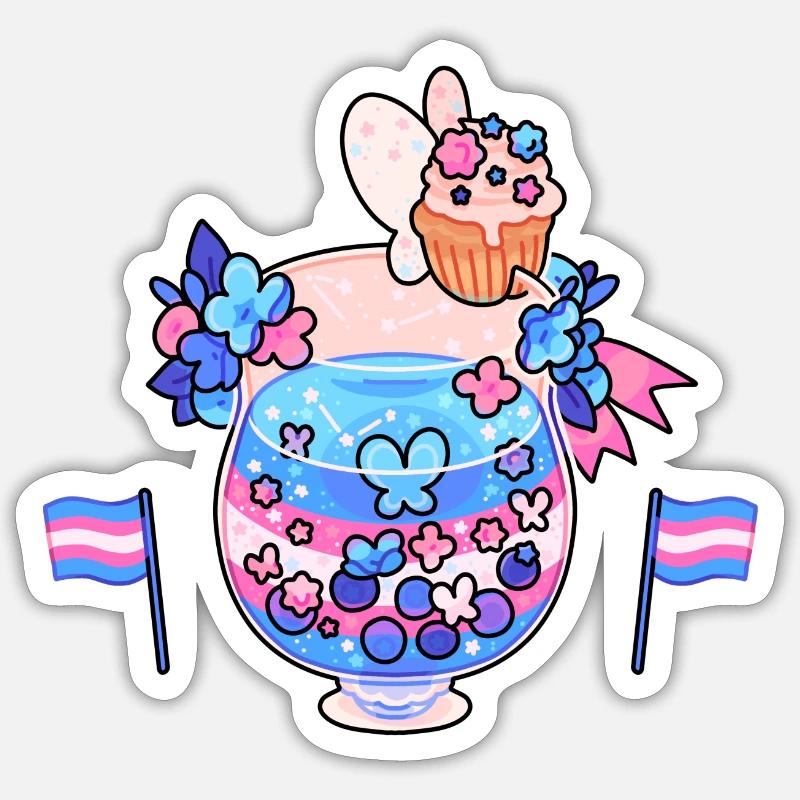 Subtle drink Sticker size S (10 x 10 cm)