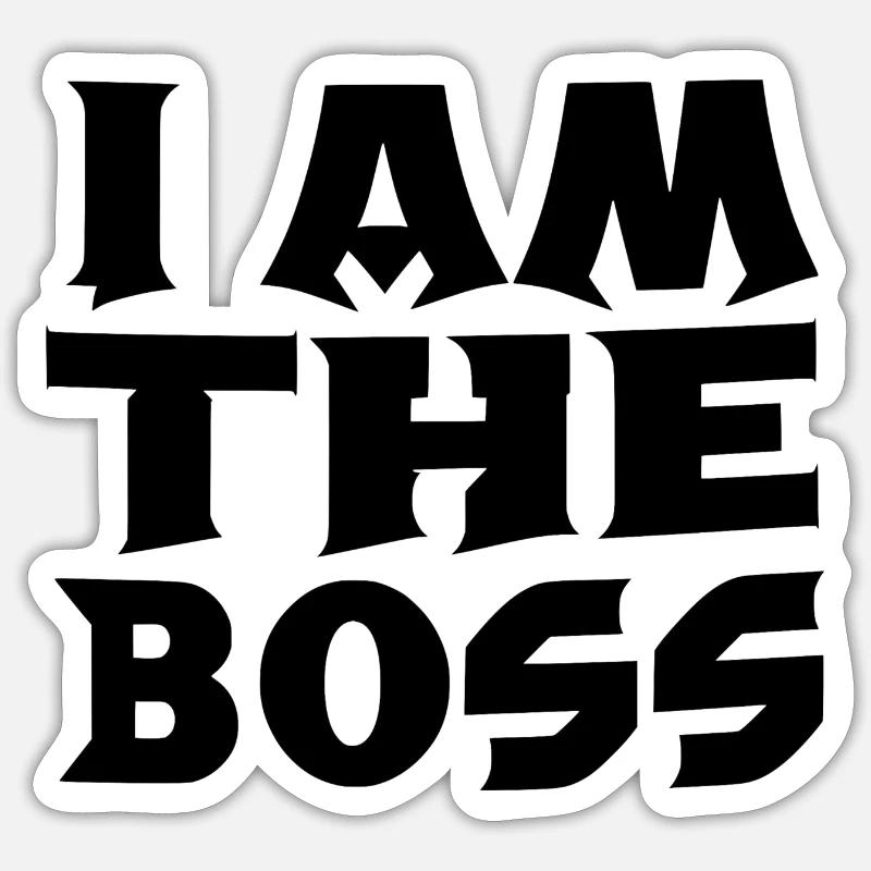 I'm the - Sticker size S (10 x 10 cm) - white matte
