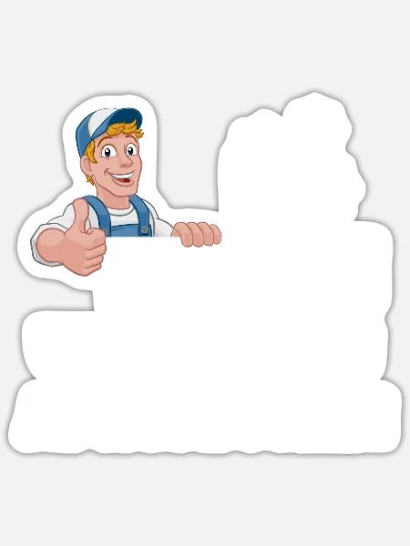 Profi Amateur KFZ Mechaniker Hobby Lustig - Sticker Größe S (10 x 10 cm) - Mattweiß