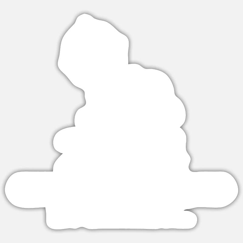 Bebe en création 2024 - Sticker taille S (10 x 10 cm) - blanc mat