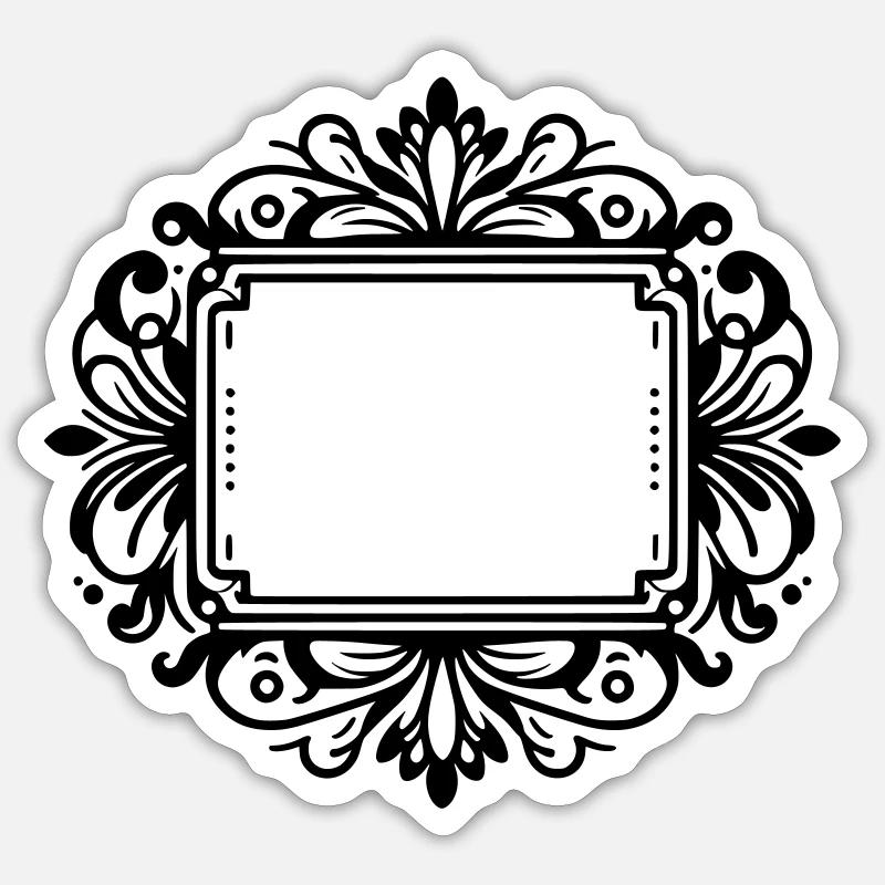 Frame Emblem Shield Sticker size S (10 x 10 cm)