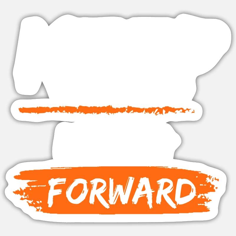 Immer weiter Sticker Größe S (10 x 10 cm)