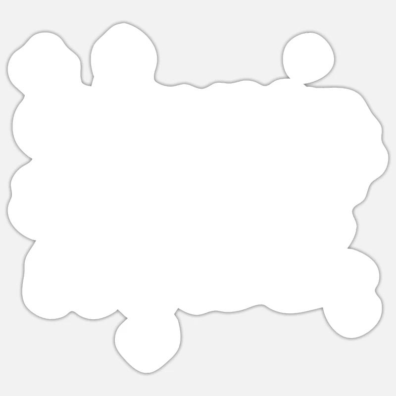 Bonne année - Sticker taille S (10 x 10 cm) - blanc mat