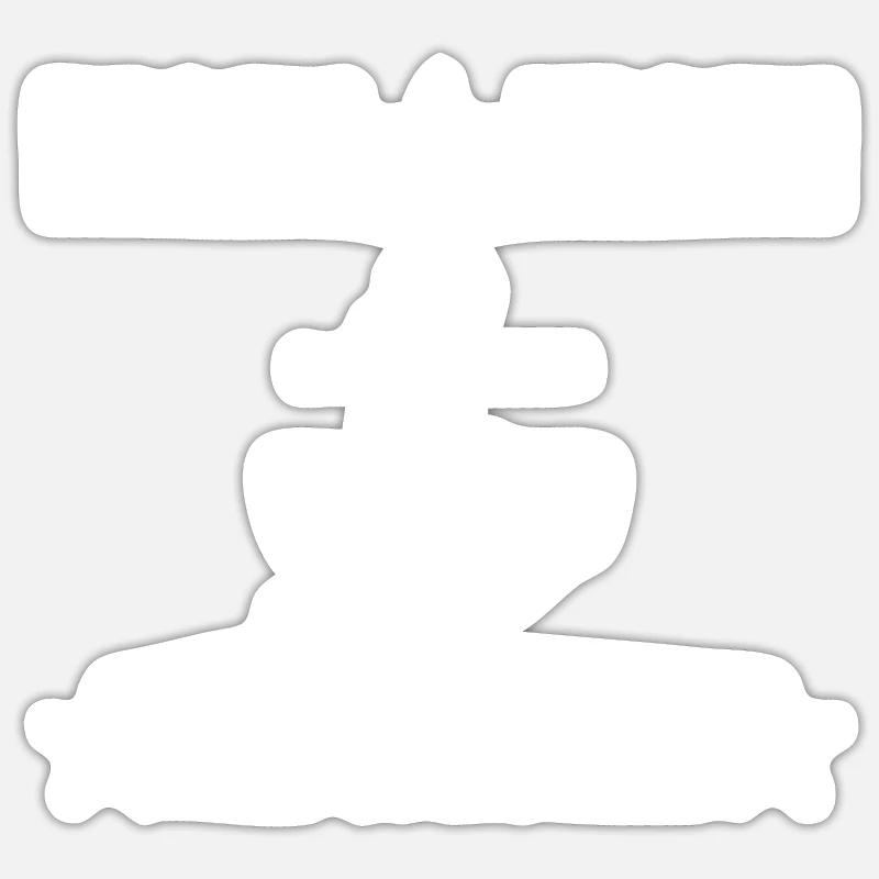 Moin Sticker Größe S (10 x 10 cm)