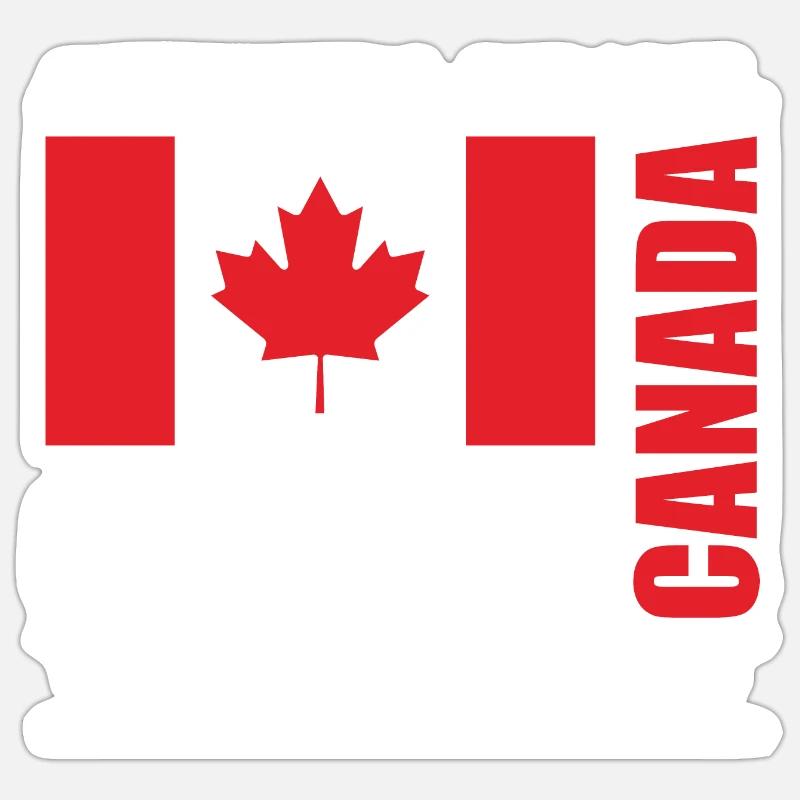 Ottawa - Sticker size S (10 x 10 cm) - white matte
