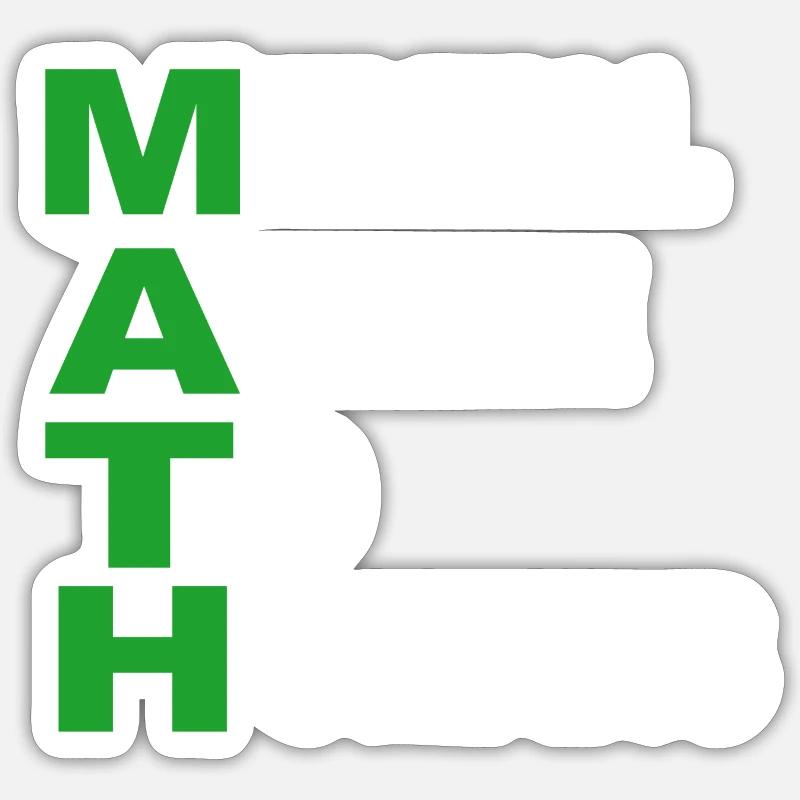Math Saying Sticker size S (10 x 10 cm)