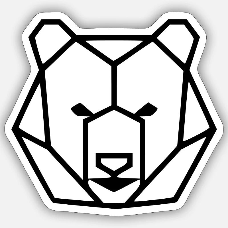 Grizzlyracing Sticker Größe S (10 x 10 cm)
