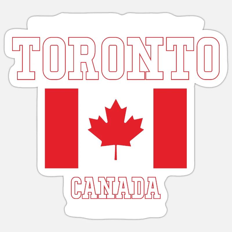Toronto - Sticker size S (10 x 10 cm) - white matte