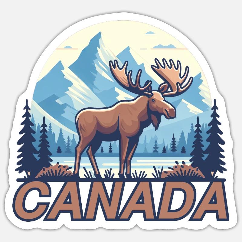 Kanada 7 Sticker Größe S (10 x 10 cm)