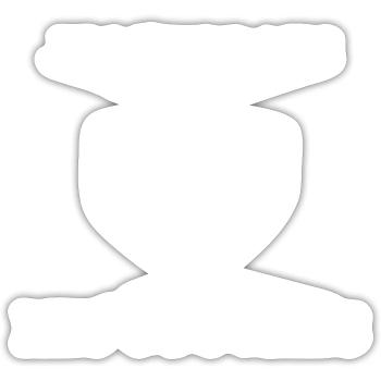 Je m'en bats les couches - Sticker taille S (10 x 10 cm) - blanc mat - Devant