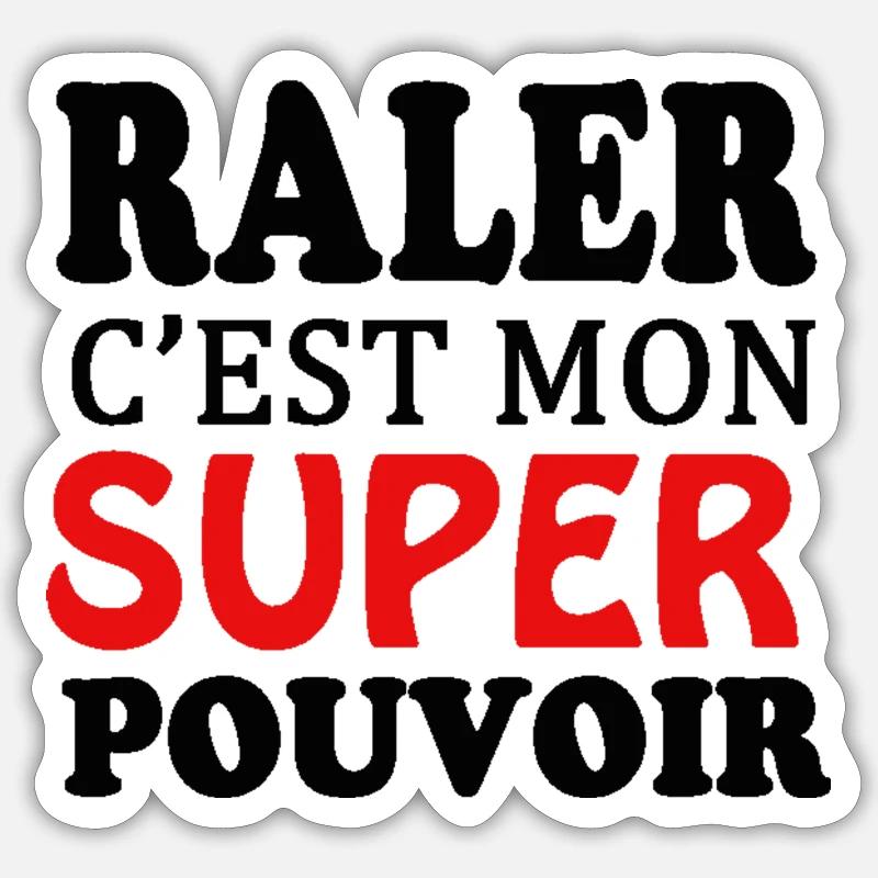 RALER - Sticker taille S (10 x 10 cm) - blanc mat