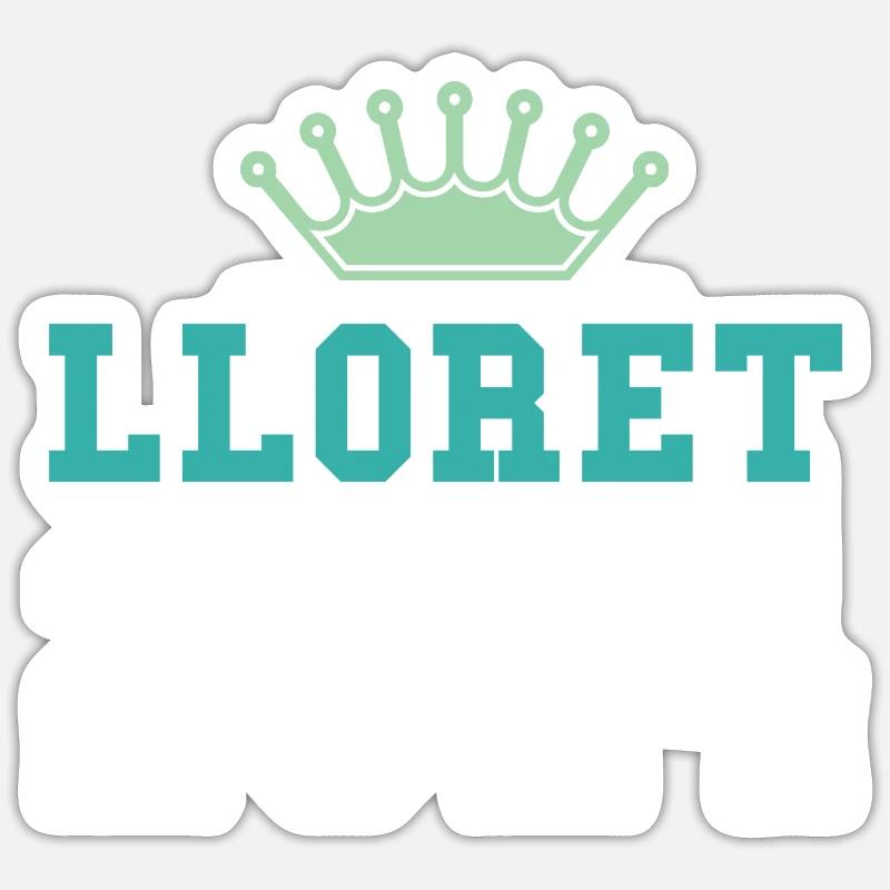 Lloret De Mar 2024 Crown Sticker size S (10 x 10 cm)