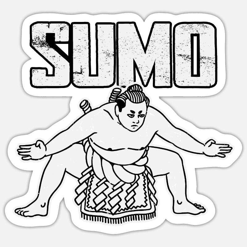 Sumo Sticker size S (10 x 10 cm)