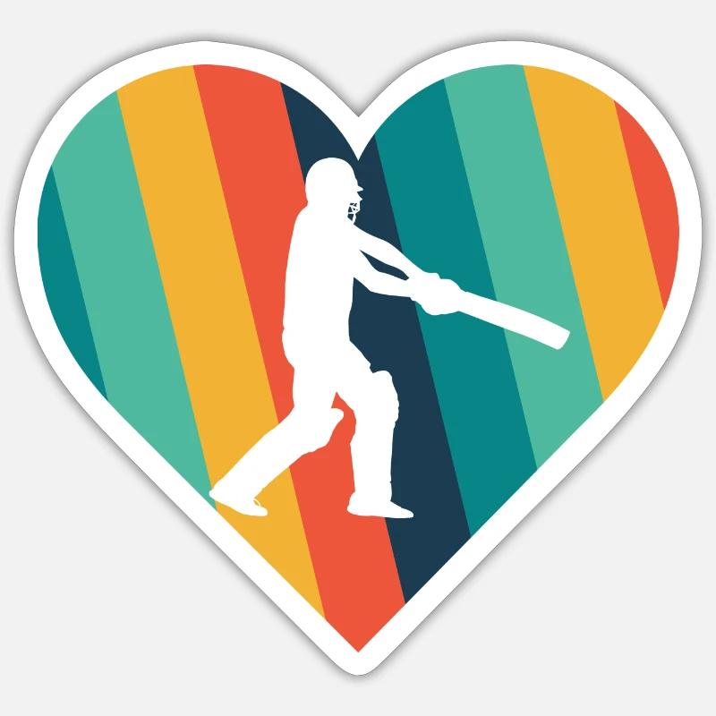 Cricket Throwing Pitcher Sticker size S (10 x 10 cm)