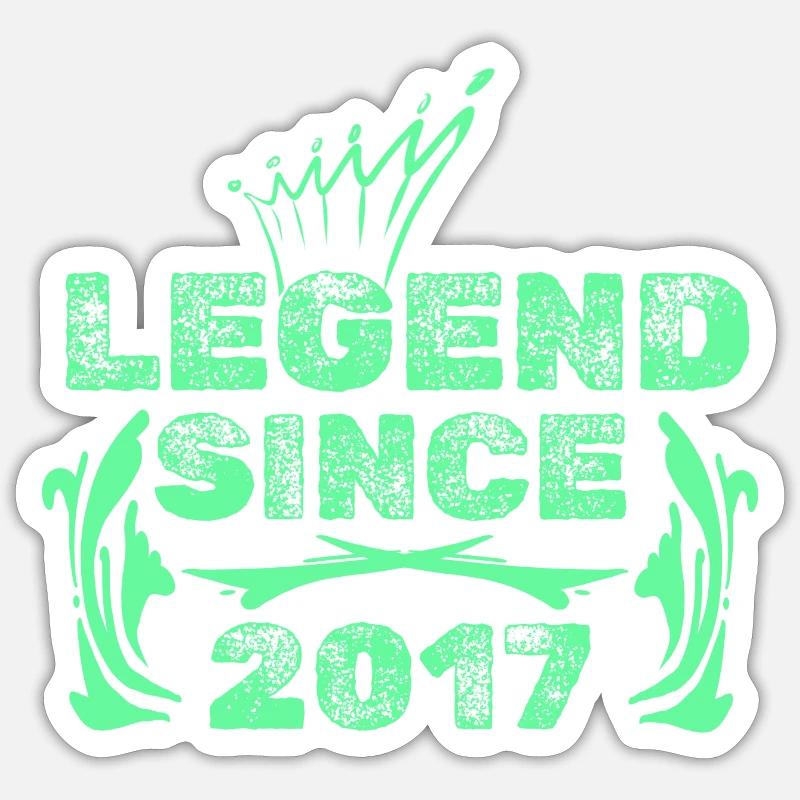 2017 - Sticker taille S (10 x 10 cm) - blanc mat