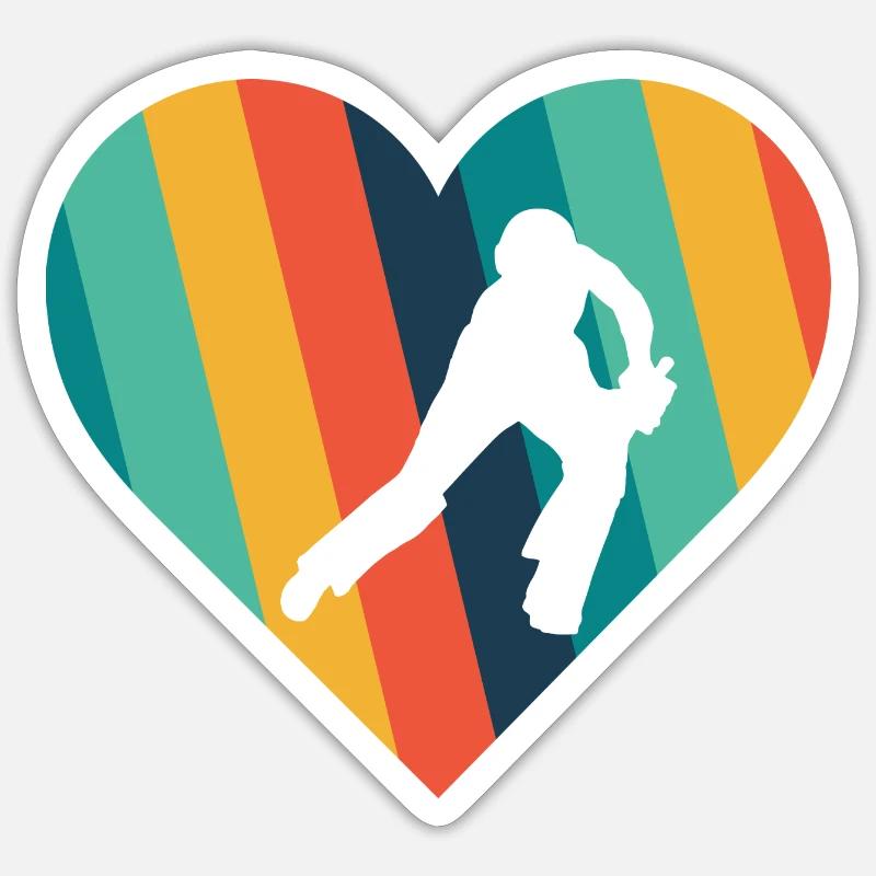 Pichet Cricket Lancer Sticker taille S (10 x 10 cm)