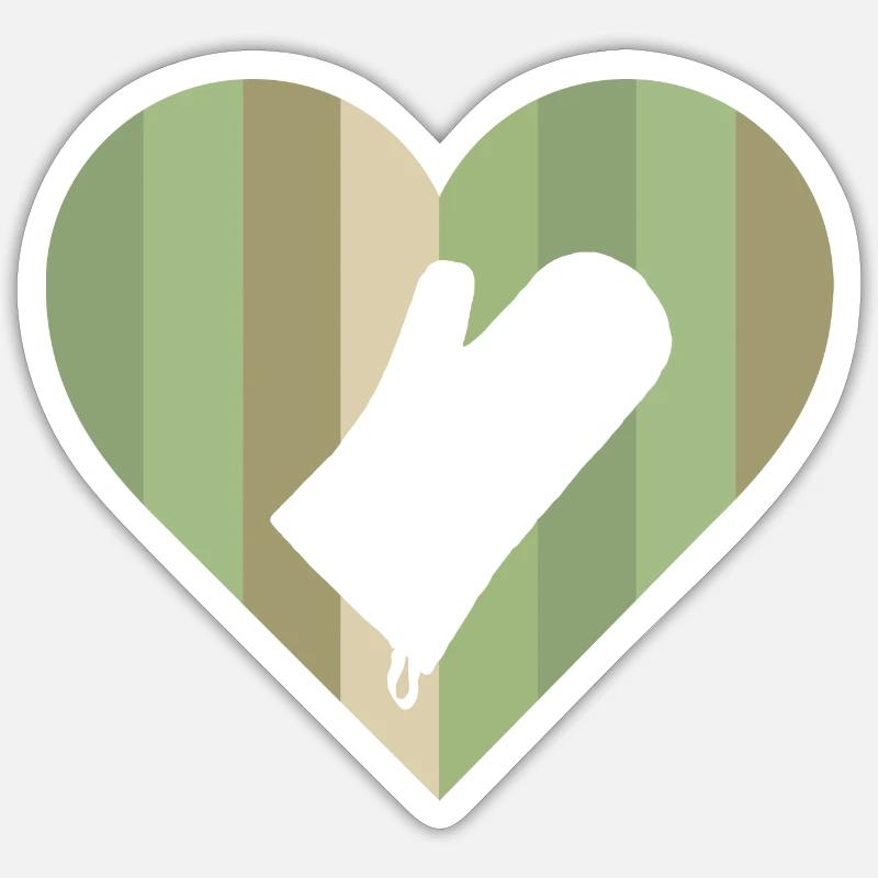 Backen Bäckerei Bäcker - Sticker Größe S (10 x 10 cm) - Mattweiß