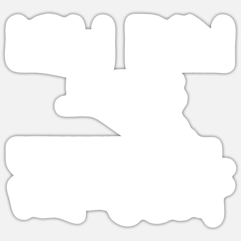 Sticker Größe S (10 x 10 cm) - 