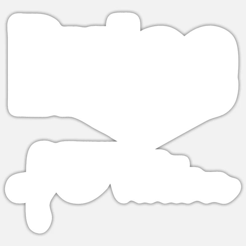 Wilderness Trekking Exploring Wilderness Sticker size S (10 x 10 cm)