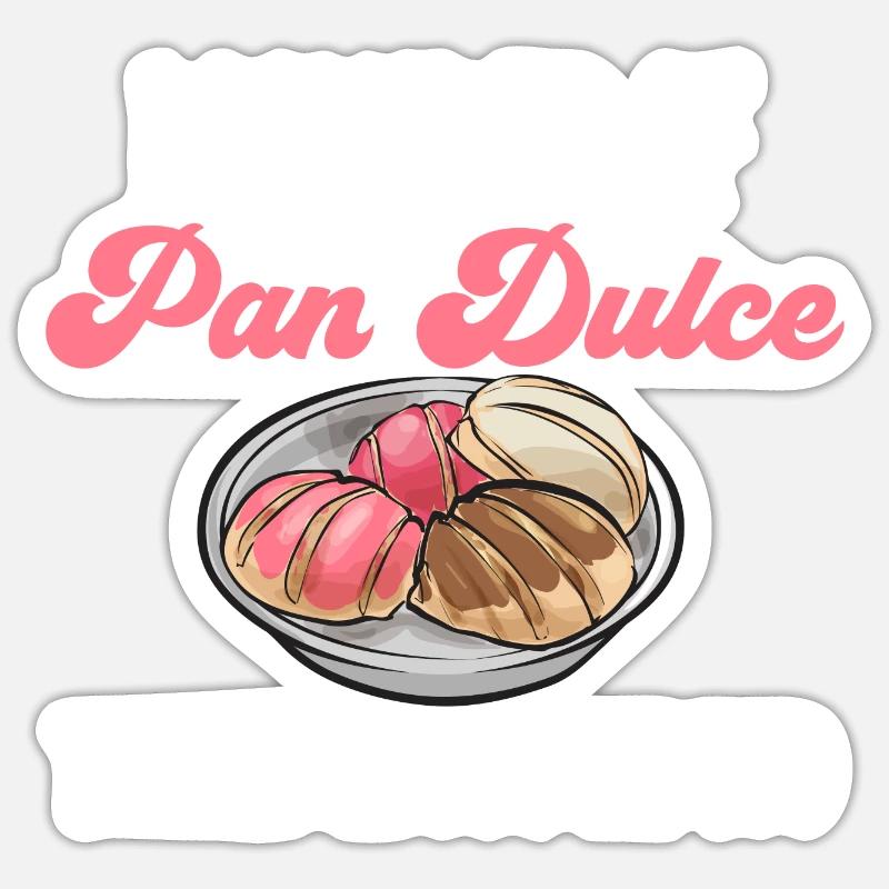 Concha Hispanique Mexicain Pan Dulce Sticker taille S (10 x 10 cm)