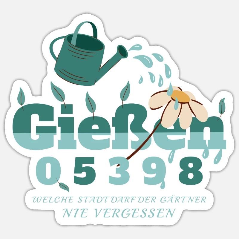 Gießen Hessen Sticker Größe S (10 x 10 cm)