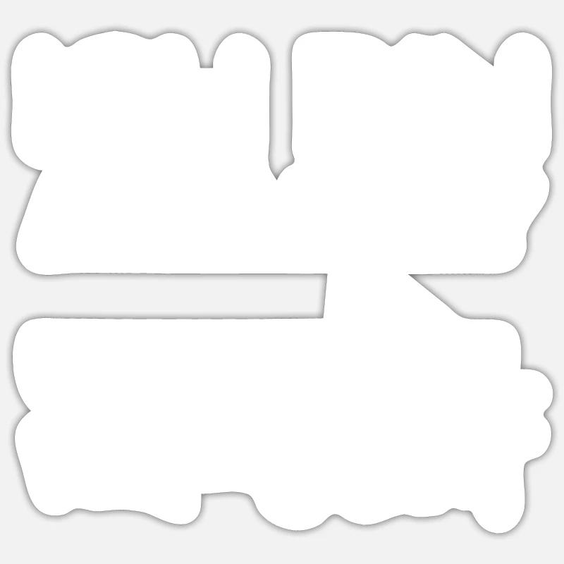 Sticker Größe S (10 x 10 cm) - 
