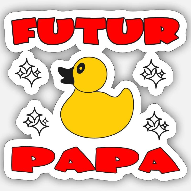 FUTUR PAP Sticker taille S (10 x 10 cm)