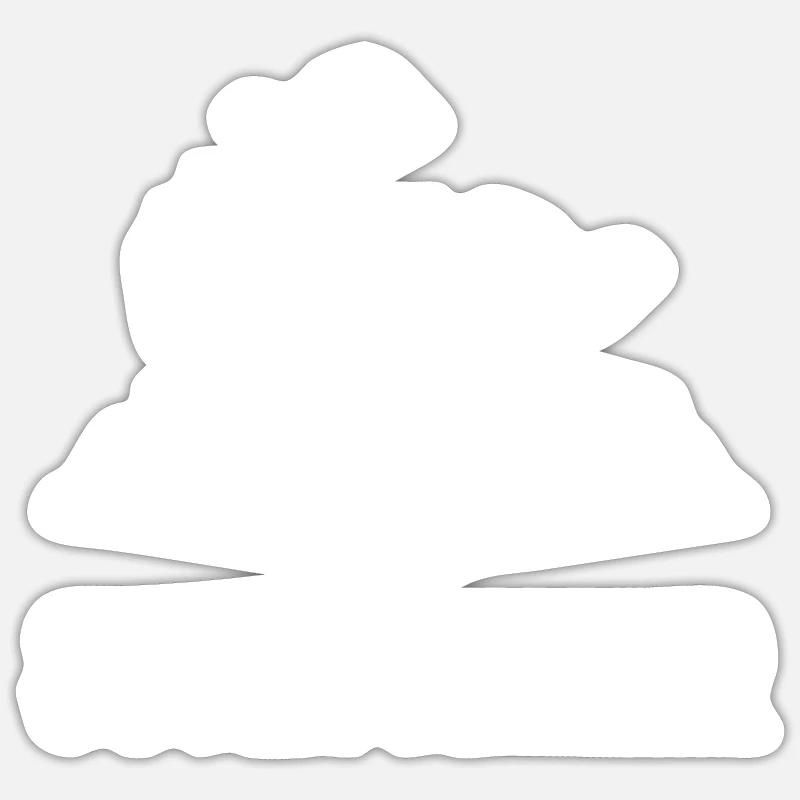 Auteur - Sticker taille S (10 x 10 cm) - blanc mat
