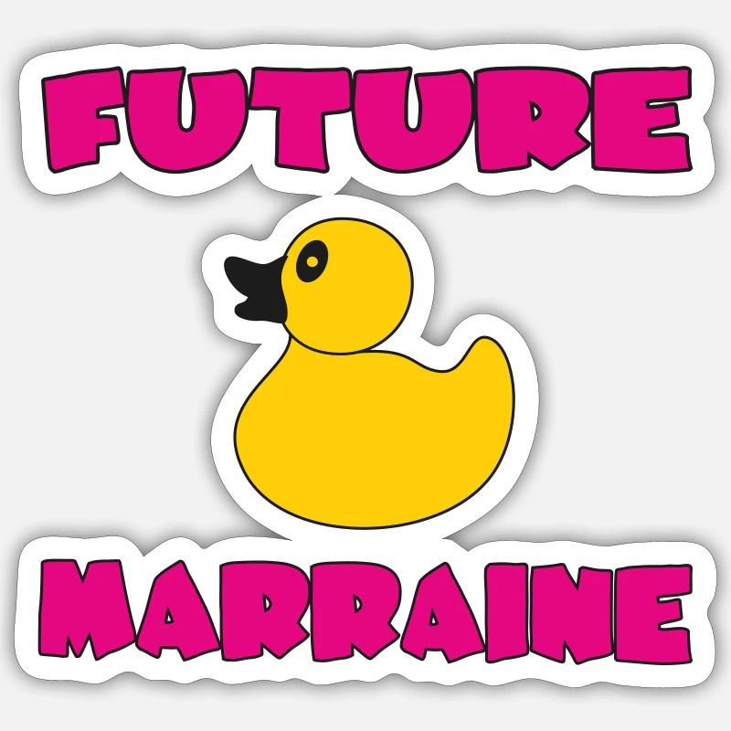 FUTURE GODMOTHER - Sticker size S (10 x 10 cm) - white matte