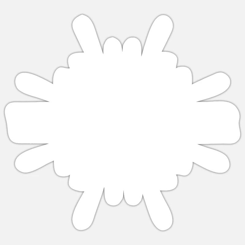 Geschenk für Webdesigner - Sticker Größe S (10 x 10 cm) - Mattweiß