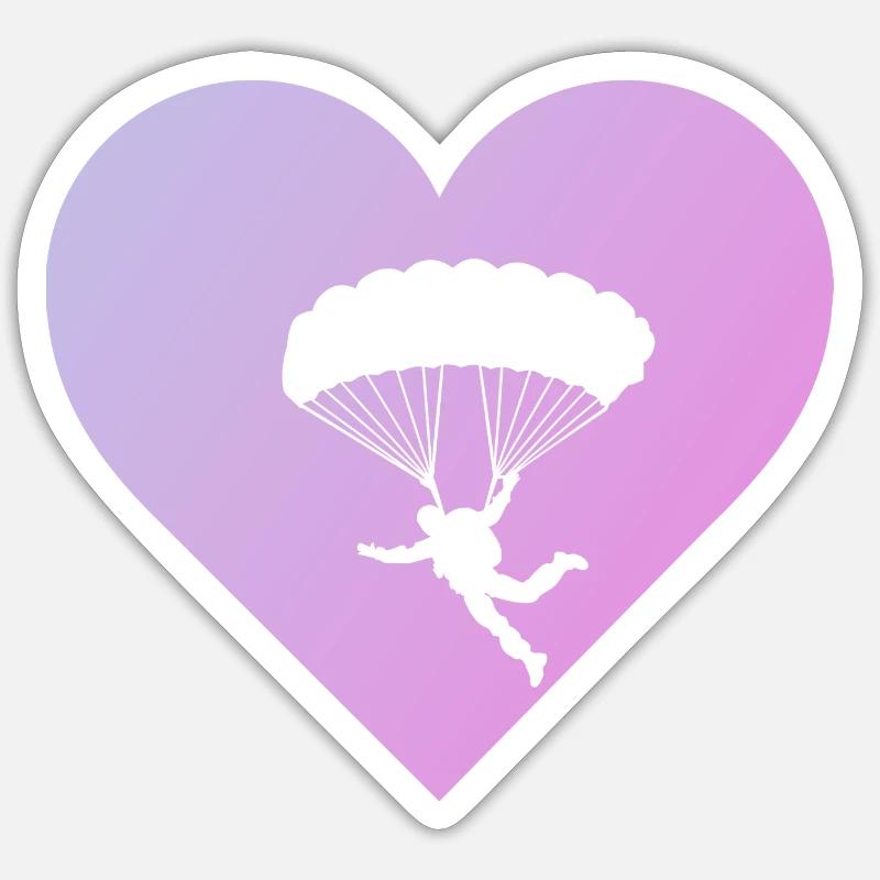 Skydive Air Sticker size S (10 x 10 cm)