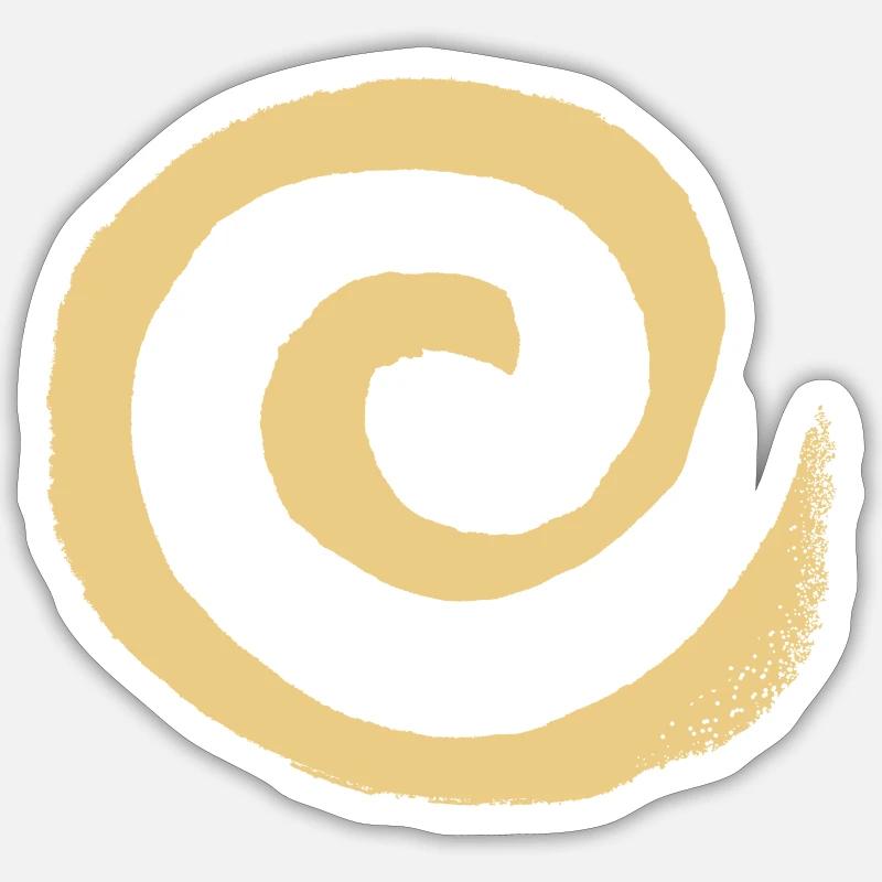 Spirale Sticker Größe S (10 x 10 cm)