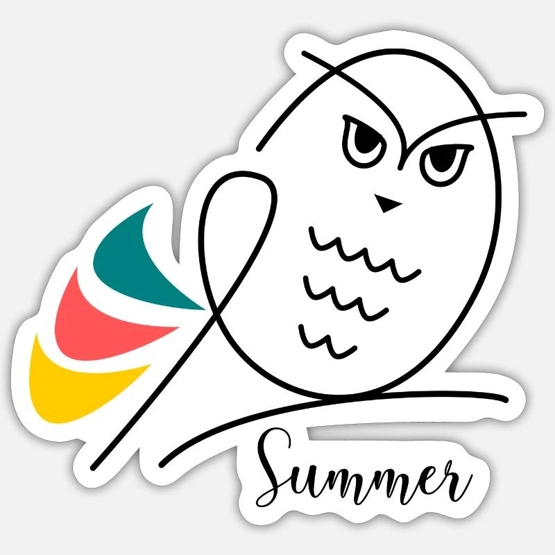 VACANCES. BONNES VACANCES. MAÎTRESSE. MAÎTRE. PROF - Sticker taille S (10 x 10 cm) - blanc mat
