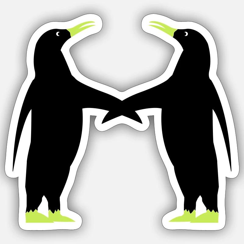 Penguin 2 Sticker size S (10 x 10 cm)