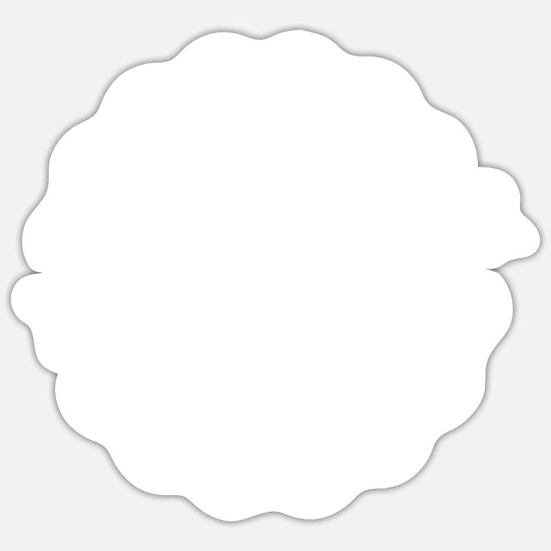 Team Stempel - Sticker Größe S (10 x 10 cm) - Mattweiß