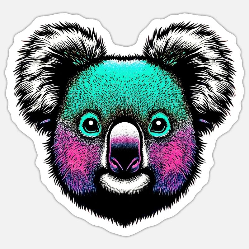 Koala Sticker size S (10 x 10 cm)