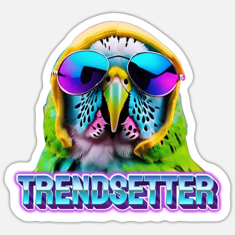 Trendsetter - Sticker size S (10 x 10 cm) - white matte