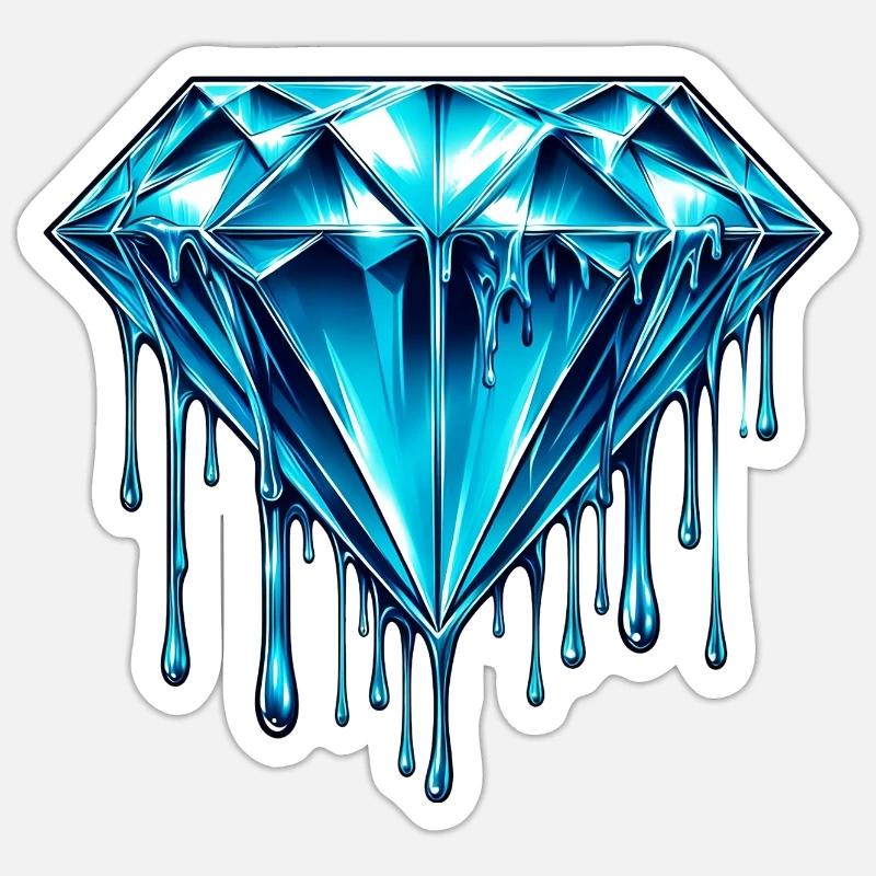 Diamant Sticker taille S (10 x 10 cm)