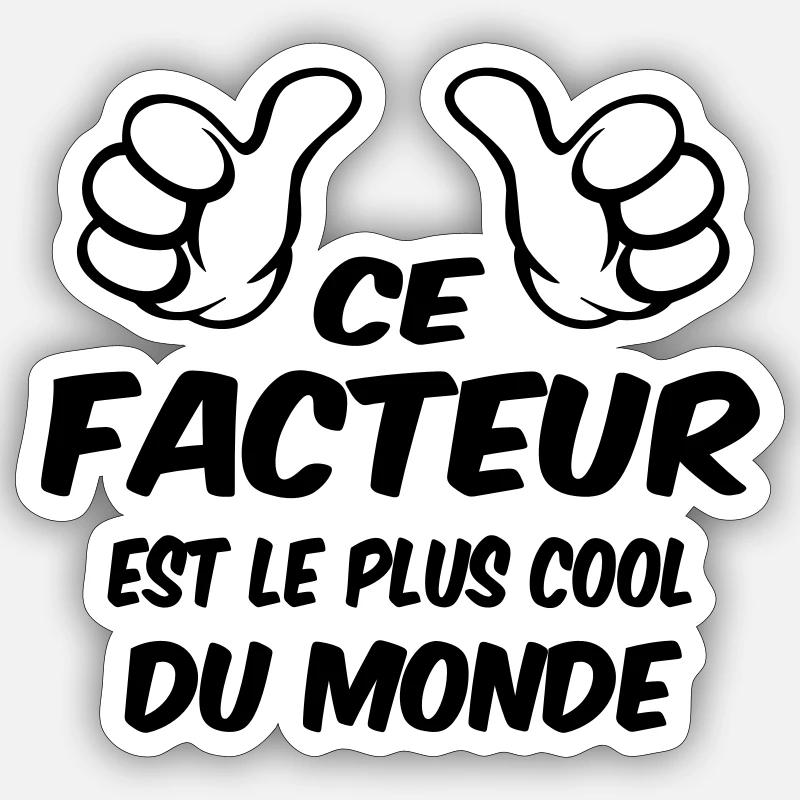 BESTER FAKTOR Sticker Größe S (10 x 10 cm)