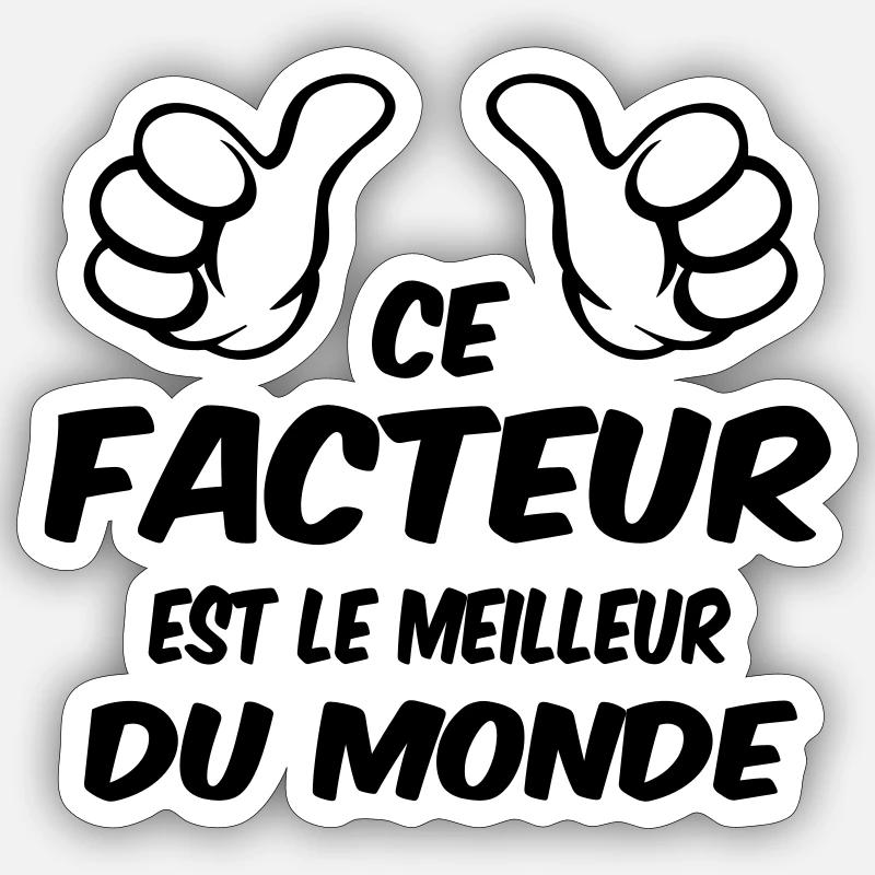 BESTER FAKTOR Sticker Größe S (10 x 10 cm)