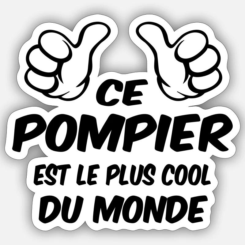 BEST FIREFIGHTER Sticker size S (10 x 10 cm)