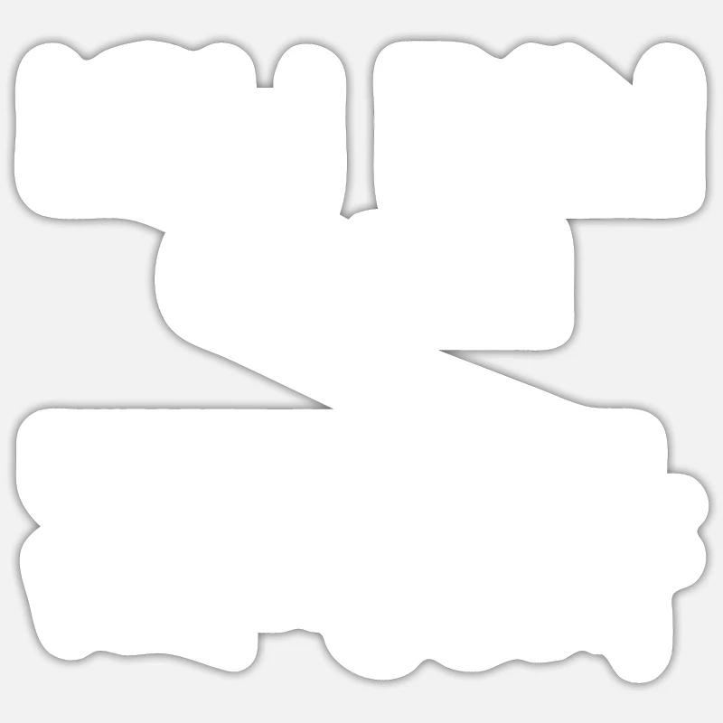 Sticker Größe S (10 x 10 cm) - 