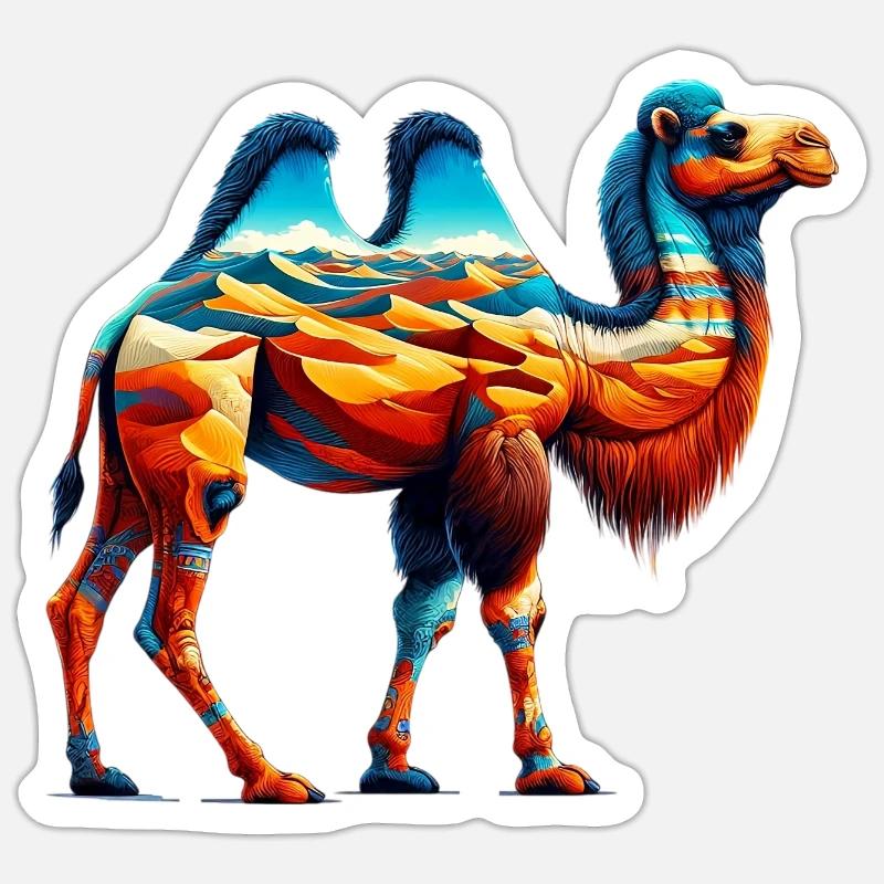 Camel Sticker size S (10 x 10 cm)