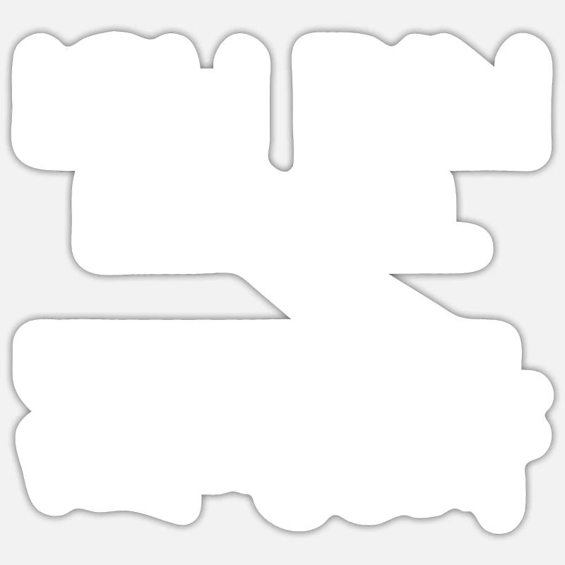 Gift for Pascal - Sticker size S (10 x 10 cm) - white matte