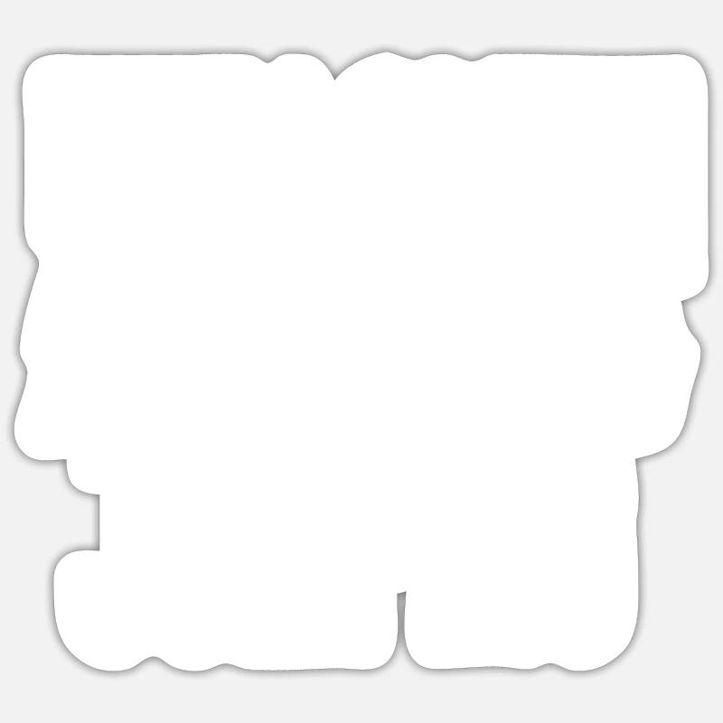 Base Jumping - Sticker size S (10 x 10 cm) - white matte